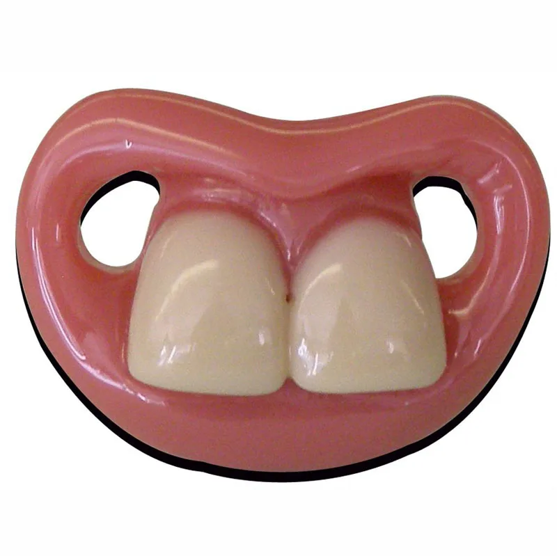 Два передних зуба(красные губы) Детская пустышка образование z1203 20