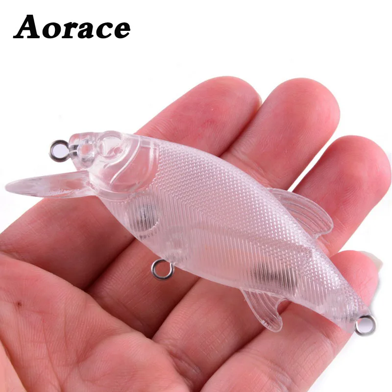 3pcs Unpainted Swim Bait Fishing Lure Body 5 1//2Inch 7//8 OZ Blank Lures 8096