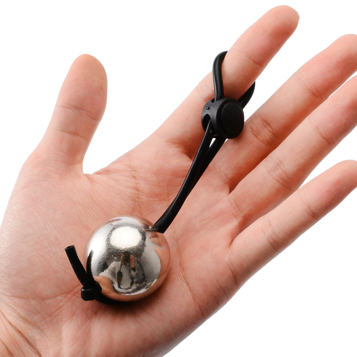 Seueys Heavy Metal Ball Cock Ring Penis Stretcher Penis Erection Enlarger Extender Weight Stretcher Penis Ring Sex Toys For Men