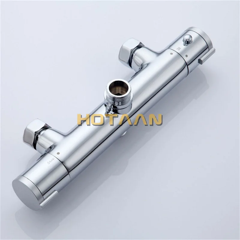 Online Neue Ankunft Hohe Qualität Kupfer Bad Thermostat Ventil Dusche Wasserhahn Inelligent Badewanne Mixer valvola termostatica