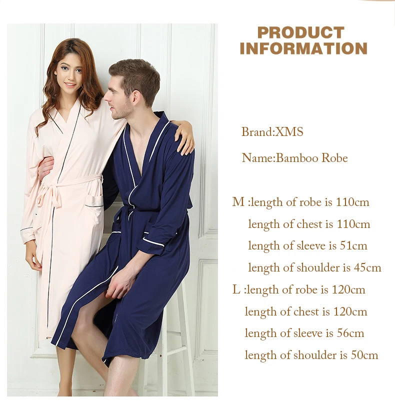 Мужской халат из бамбукового волокна, Мужская пижама, мягкая ночная рубашка для мужчин, одежда для отдыха, натуральный бамбук, летняя одежда
