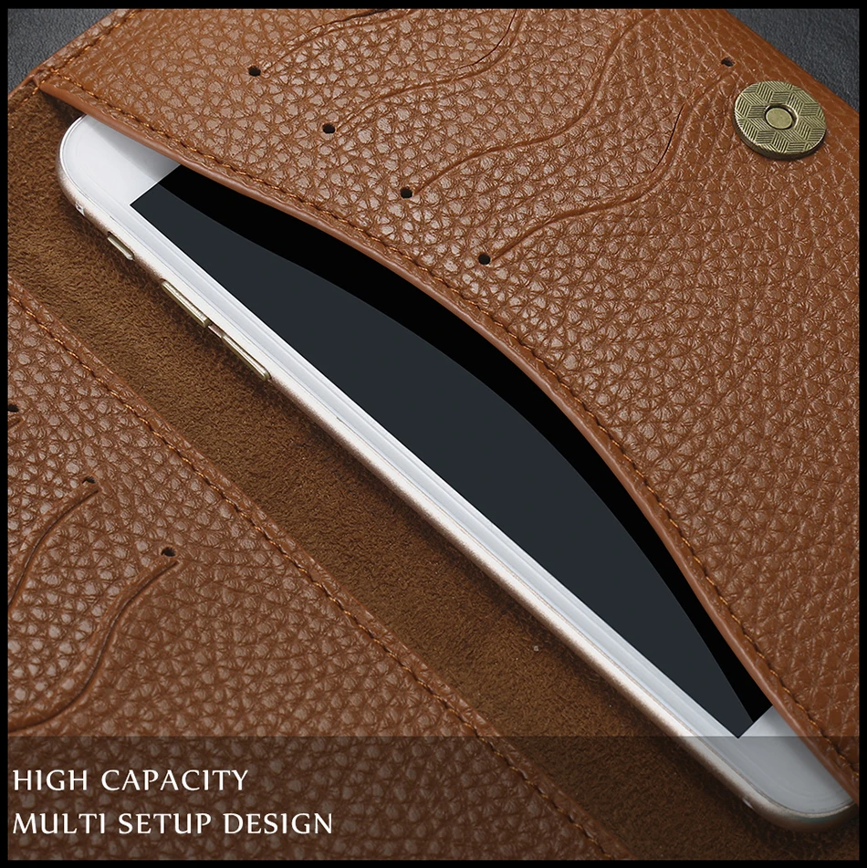 Чехол KISS, универсальный кожаный чехол-кошелек для телефона iPhone X, XS, 8, 7, 6, 6s Plus, 5S, 5, SE, деловой чехол для samsung S8, S7, S6, S5 Edge