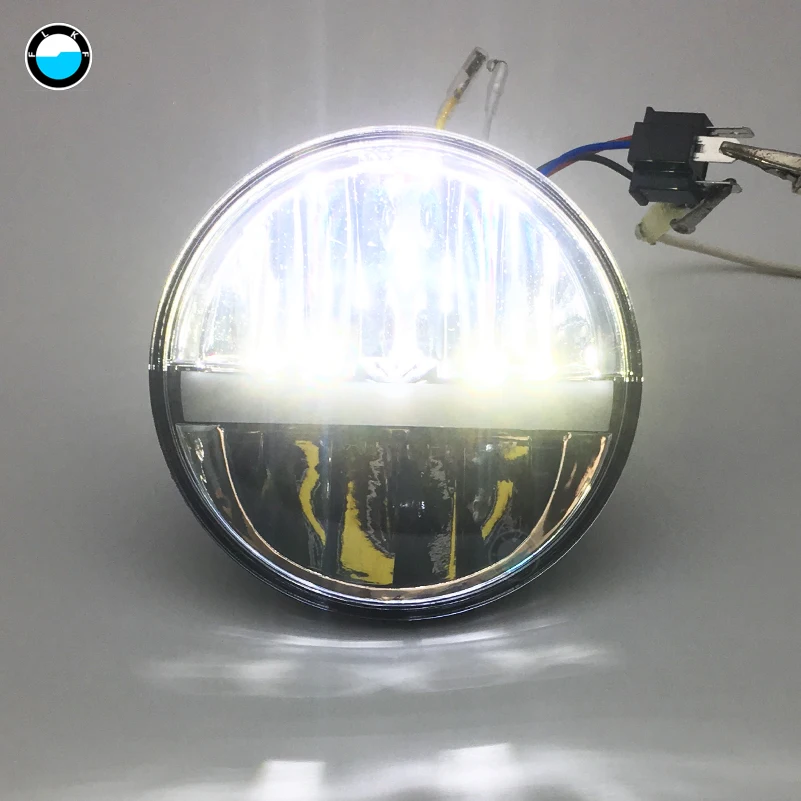 5-3/4 дюймов светодиодный светильник лампы H/L проекционный головной светильник с 5,75 дюймов ведро фары оболочки для мотоцикла Sportster XL 883