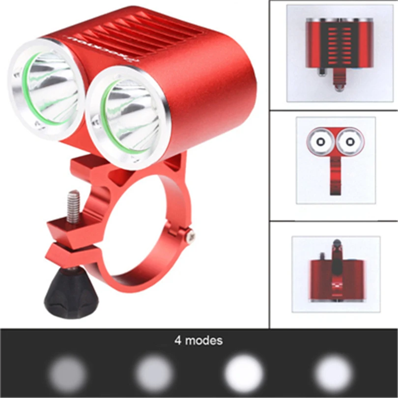 True 2000LM 2 X XM-L T6 LED USB Charging Bike light Froont Waterproof MTB Lamp Bicycle Headlight A30 True 2000LM 2 X XM-L T6 LED USB Charging Bike light Froont Waterproof MTB Lamp Bicycle Headlight A30