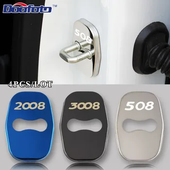 

Doofoto Car Styling Door Lock Rust Cover Fit For Peugeot 508 2008 3008 208 308 408 Badge Auto Stickers Accessories Car-Styling