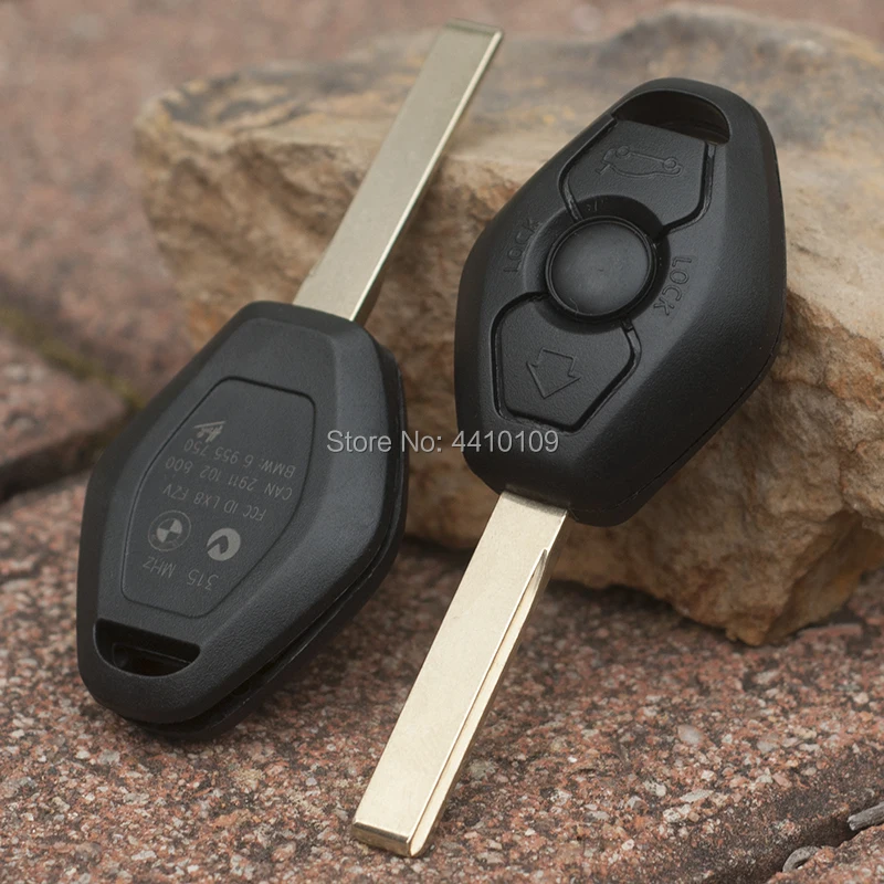 

3 Button Auto Car Key Case Remote Key Case Shell For BMW X3 X5 Z3 Z4 1/3/5/7 Series Unut Hu92 Blade With Logo