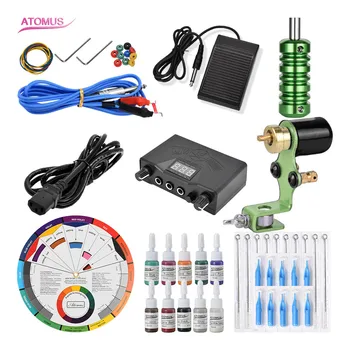 

Rotary Tattoo Machine Maquillaje Permanente Principiante Tattoo Pen Set Kit Maquina Para Tatuar Rotativa De Tatto Tatuagem Kits
