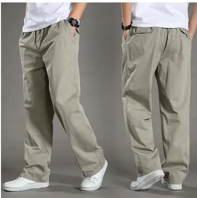 Мужские шаровары tactica брюки летние провисающие хлопковые охранные брюки размера плюс спортивные брюки мужские s штаны для бега - Цвет: 2226 Light grey