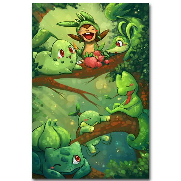 

Nordic Posters And Prints Pokemon Wall Art Canvas Painting Pocket Monster Anime Picture For Living Room Decoration Home Decor