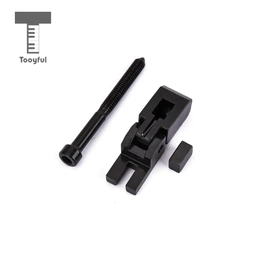 Tooyful 6pcs Electric Guitar Locked String Saddles for Tremolo Bridge Parts