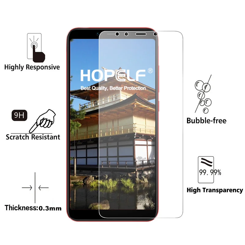 Защитное стекло HOPELF закаленное 2.5D для Xiaomi Mi A2 Lite/6X|Защитные стёкла и плёнки| |