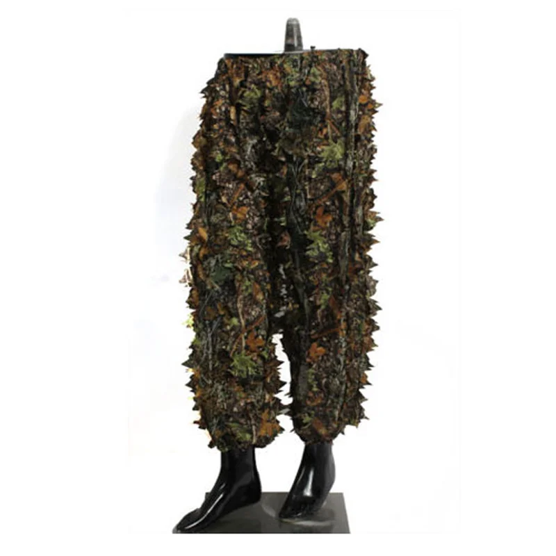 3D maple leaf Bionic Ghillie suit Camouflage Camo Jungle Birding Clothes for Hunting