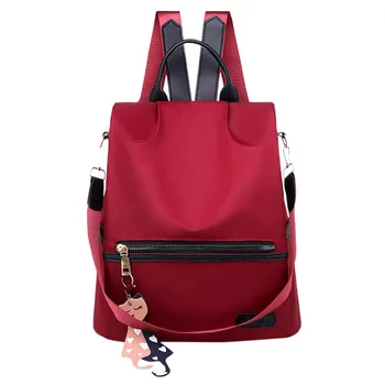 

Lady Bags Anti-Theft women backpack 2019 Hight Quality Vintage Backpacks Female Large Capacity Women's Shoulder Bags Cat Pendant