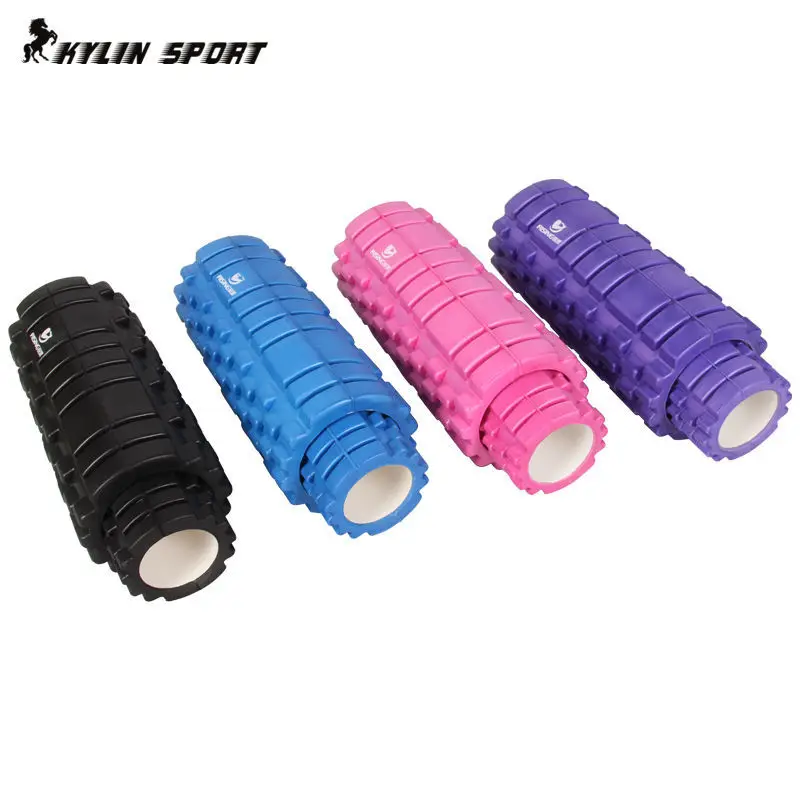 

The set of foam roller  a small and  a large  foam roller  relax column 4colors gym fitness sporting equipment