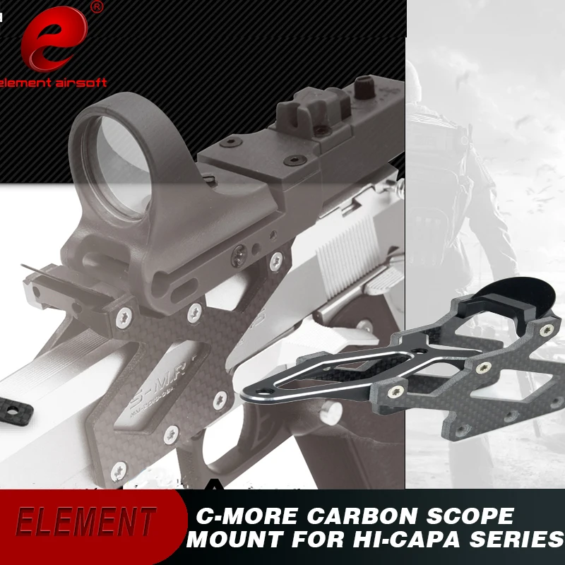 Element Acce C more Carbon Scope Aluminum Mount Carbon fiber side plate