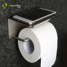 Awooden Toilet Paper Holder with Tissue Box Shelf WC Toilet Roll Paper Towel Metal Bathroom Accessories цена Awooden Toilet Paper Holder with Tissue Box Shelf WC Toilet Roll Paper Towel Metal Bathroom Accessories цены онлайн