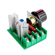 AC 220V 2000W регулятор напряжения SCR Диммеры Регулятор скорости термостат