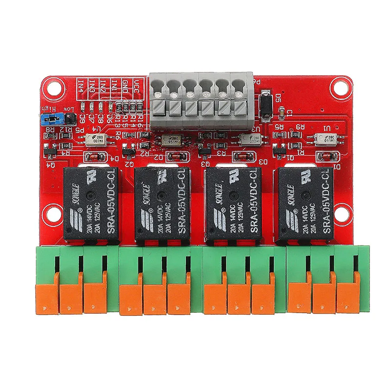 Новый 4/8 канал 20A релейный модуль управления для Arduino UNO R3 Raspberry Pi|Интегральные