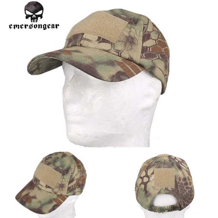 

EMERSON Baseball Sports Cap Military Tactical Army Cap Anti-scrape Grid Fabric Kryptek Mandrake 8736