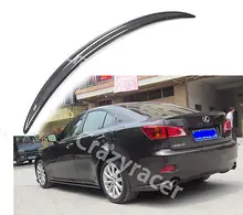 Для Lexus IS250 IS350 седан углеродного Волокно багажнике спойлер крыла 2005-2012