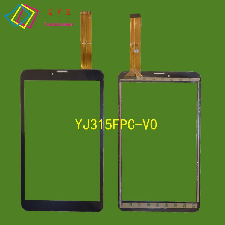 

Black 8 Inch for RoverPad Pro Q8 Lte tablet pc capacitive touch screen glass digitizer panel Free shipping
