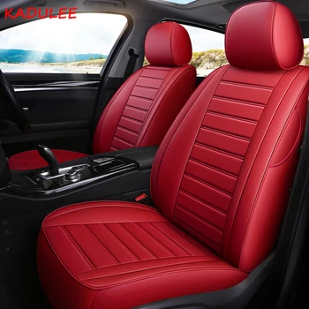 

KADULEE custom leather car seat cover For kia k2 k3 k4 k5 kx3 kx5 kx7 Sportage Cadenza SHUMA Carens Borrego Sorento niro seats