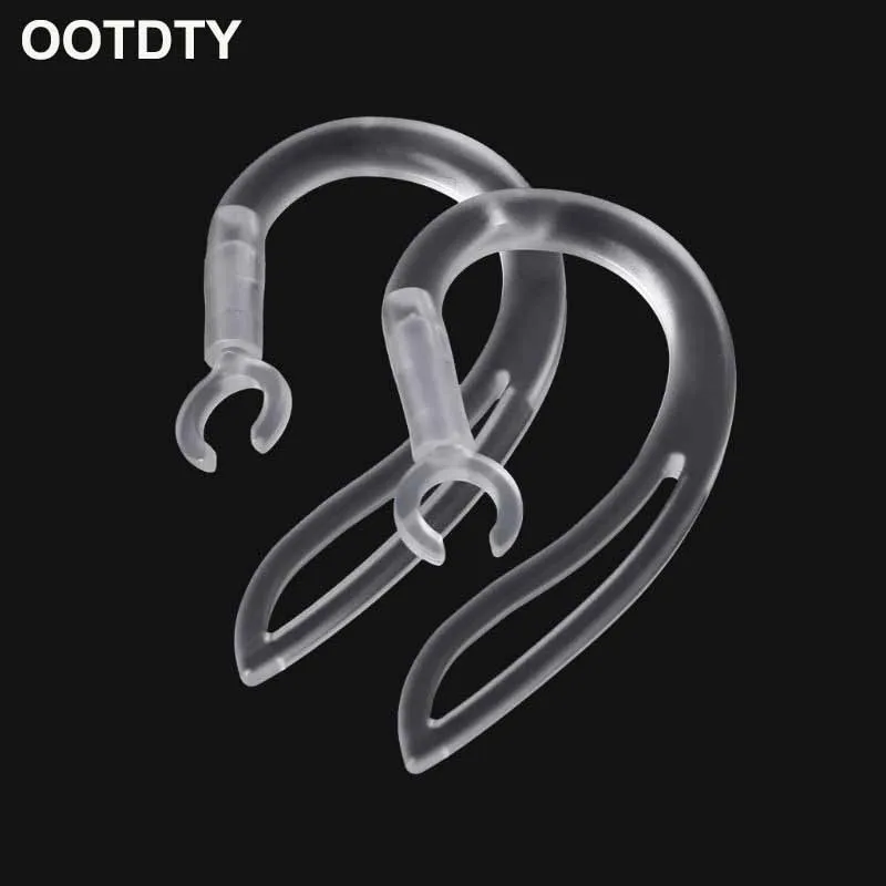 

5mm-10mm Bluetooth Earphones Transparent Soft Silicone Ear Hook Loop Clip Headset