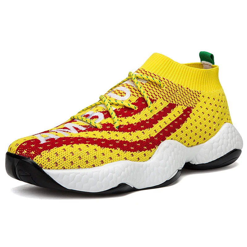

Socks Shoes Men's Personality Street Fashion Sports Shoes 2019 Breathable Men's Korean Version Of The Trend Of Men's Shoes