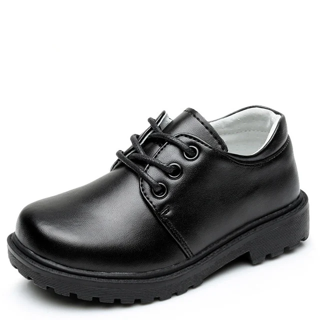 Zapatos de cuero para niños, calzado escolar para estudiantes, color negro,  2019|girl boot shoes|shoe patterngirl size shoes - AliExpress