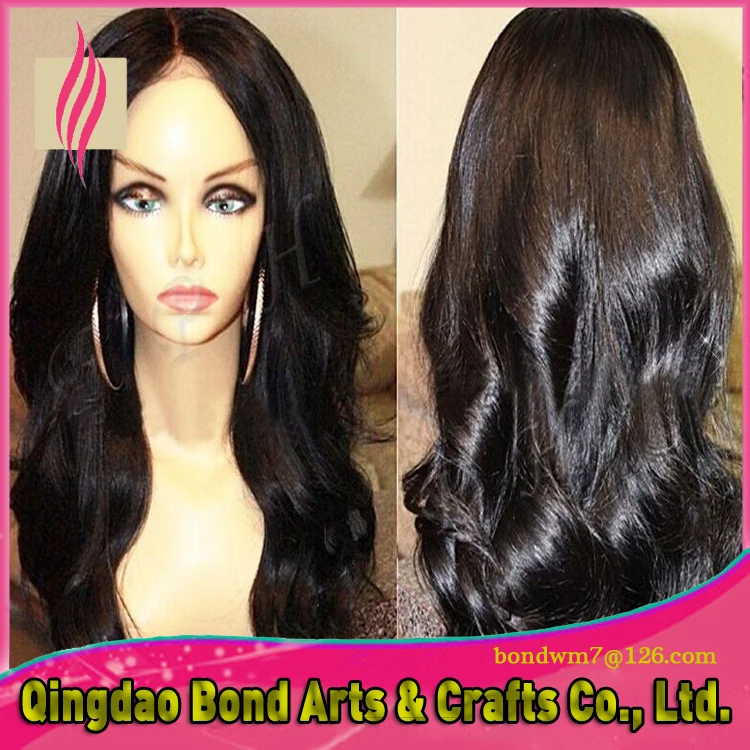 Wholesale Cheap Glueless Full Lace Wigs Indian remy Human Hair Front