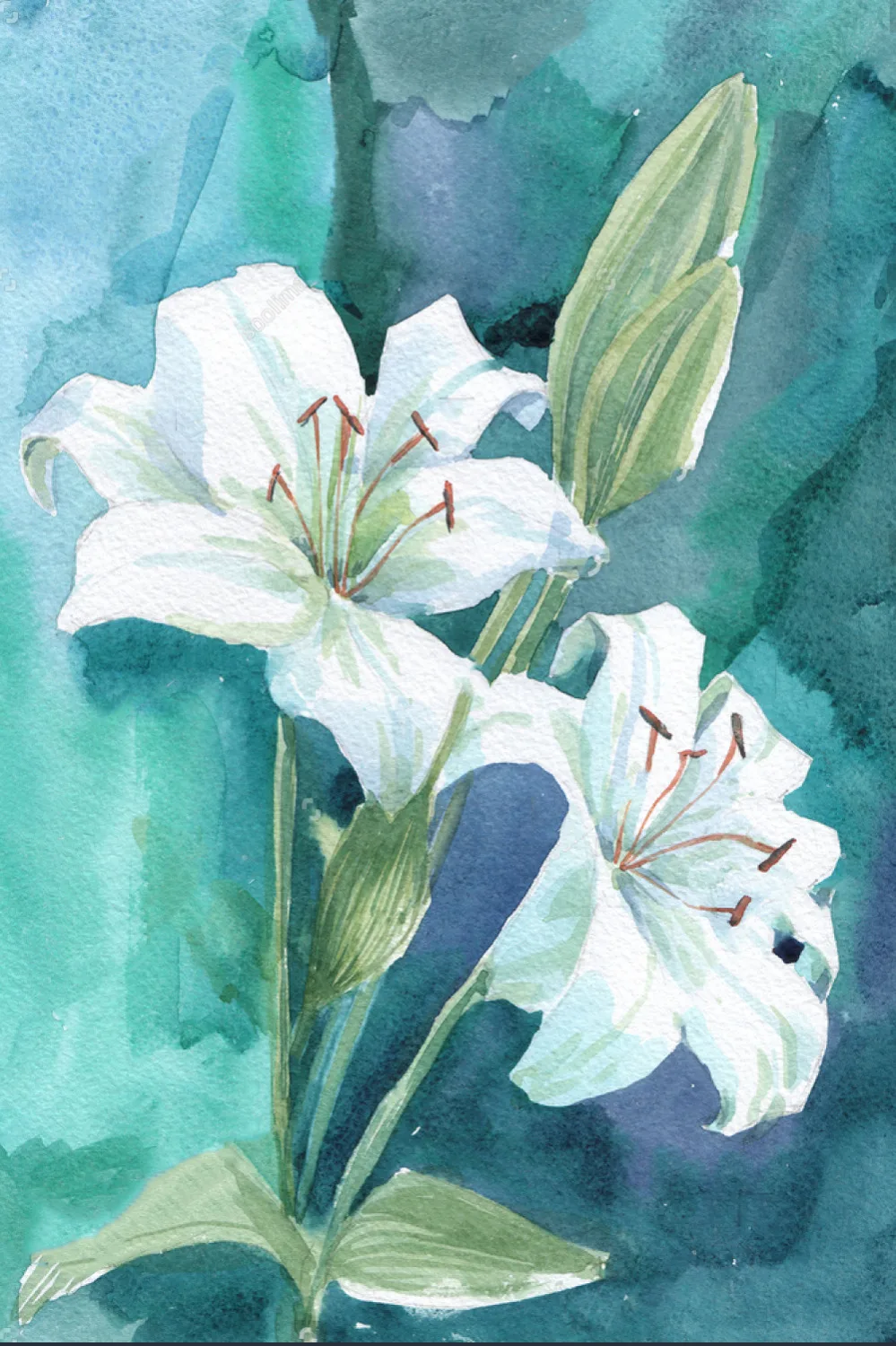 

5D DIY Diamond Paintings Full Drill Square Lily Flowers Mosaic Art Rhinestones Embroidery Landscape Stitch Kits Decoration Home