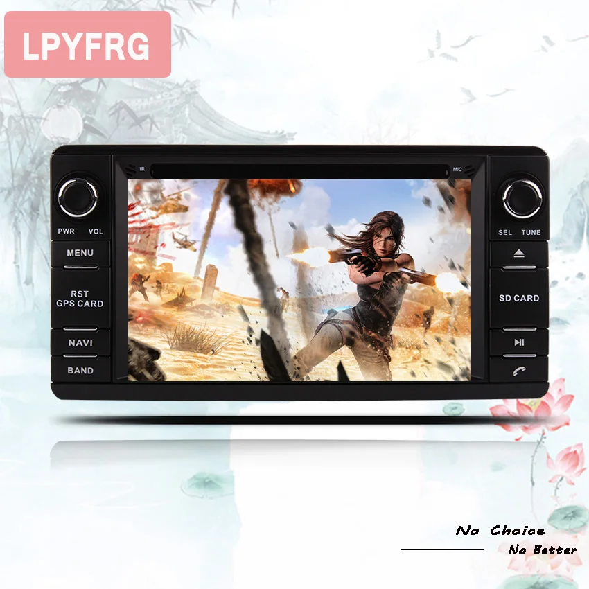 Perfect 2 Din 1024*600 Android 9.0 System 8 Core Car GPS DVD Head Unit for Mitsubishi Outlander Lancer ASX Pajero 2013 - 2016 Multimedia 4