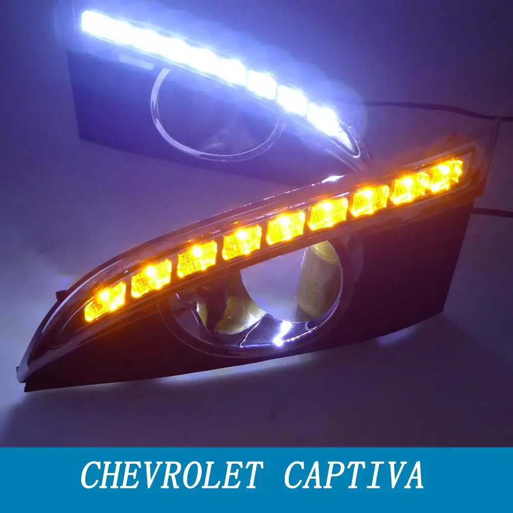 Excellence Ultra Bright Waterproof LED DRL Daytime Running light fog lamp For Chevy Holden