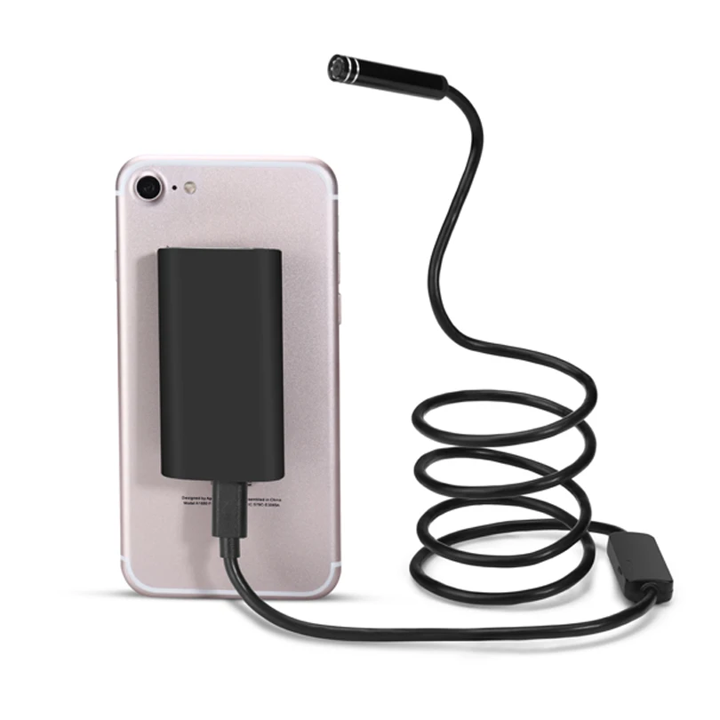 Wifi эндоскоп камера мини IP67 водонепроницаемый мягкий кабель Инспекционная камера 8 мм USB эндоскоп бороскоп IOS эндоскоп для iPhone