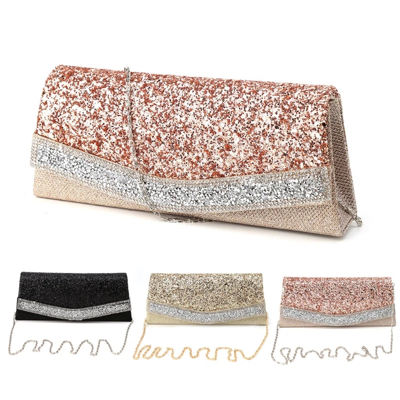 

THINKTHENDO Stylish Women Gilr Lady Handbag Evening Cocktail Party Bag Wedding Wallet Purse