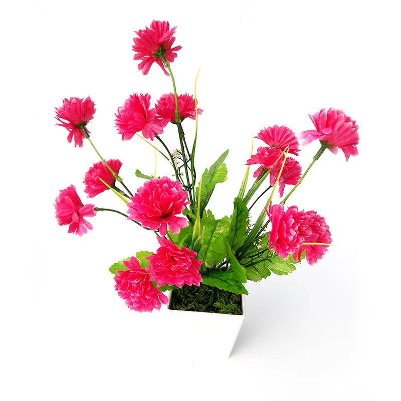 Plastic-artificial-flowers-bonsai-ornaments-living-room-decorative-artificial-flowers-potted-wedding-decoration