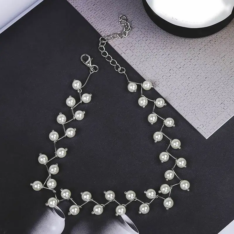 2017-Trendy-Elegance-Statement-Necklace-Charm-Simulated-Pearl-Beads-Choker-Necklace-For-Women-Kolye-Collier-Femme (1)