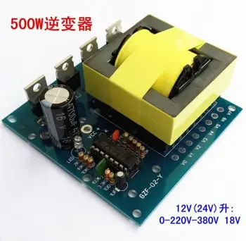 

DC-AC Converter 12V/24V to 220V 380V AC 500W Inverter Board Transformer Power