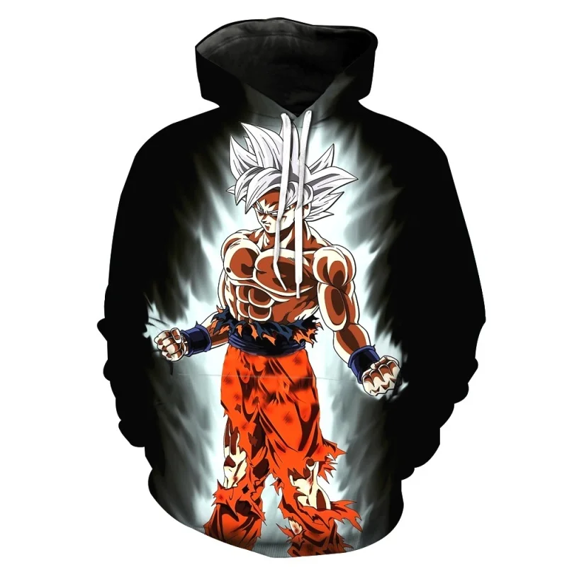 

Japanese Popularity Anime Dragon Ball Z 3D Printed Hoodies Men / Women Personality Sweatshirts Plus Size 3XS-5XL