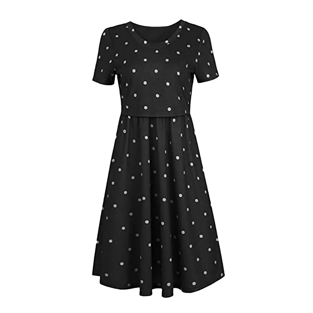 TELOTUNY платья в стиле пэчворк с коротким рукавом и принтом для беременных, летний сарафан для кормящих грудью, женское платье для беременных 19L0712