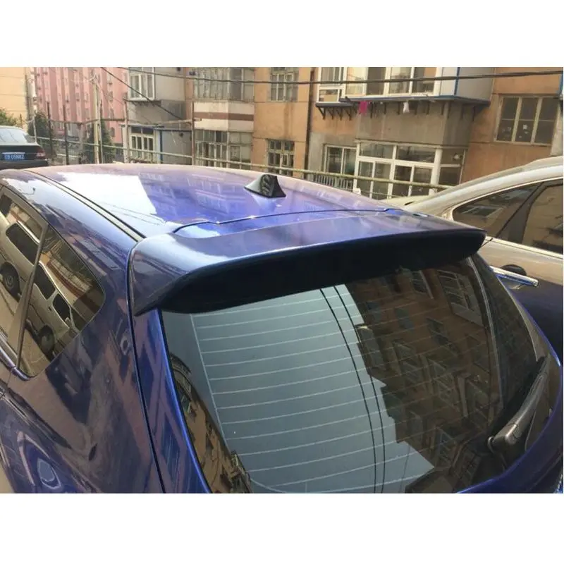 

For Mazda 3 Mazda3 Hatchback 2006-2012 Car Styling ABS Plastic Unpainted Color Rear Trunk Wing Boot Lip Roof Spoiler Decoration