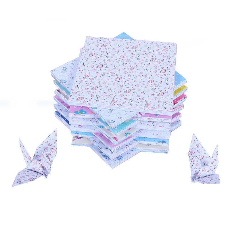 100pcs-Set-15-15-Cm-Baby-Lovely-DIY-Square-Floral-Flower-Pattern-Origami-Paper-Folded-Handmade (5)