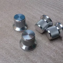 1 шт. серебристый/черный/золотой диаметр 30 мм высота 25 мм Полная алюминиевая ручка твердый аудио усилитель регулятор громкости Ручка потенциометра