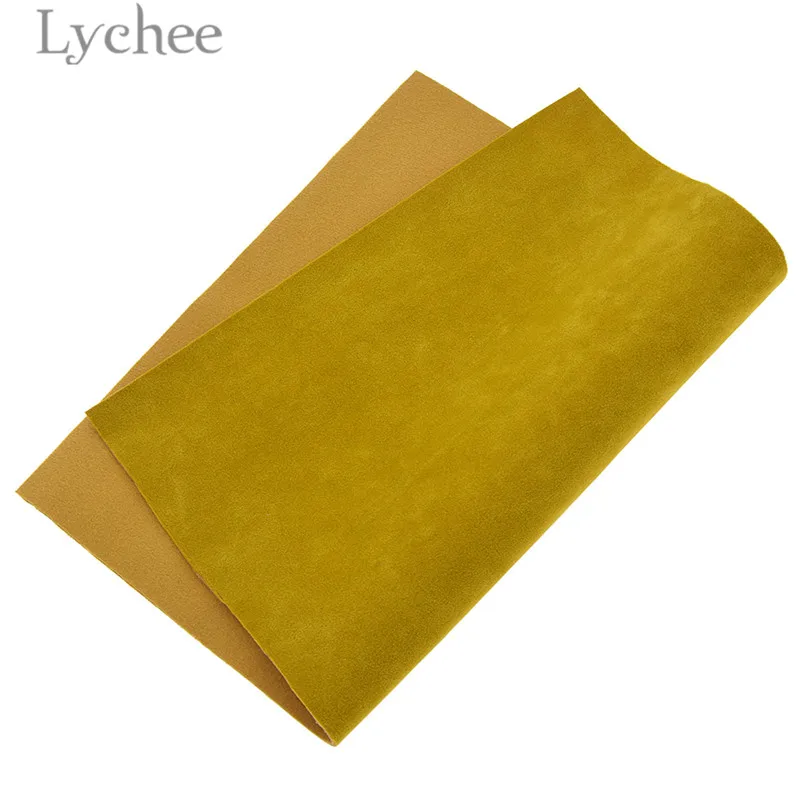 Lychee Life 1 шт. 21x29 см A4 замша из искусственной кожи ткань высокого качества Синтетическая Кожа DIY материал для одежды сумки ремни