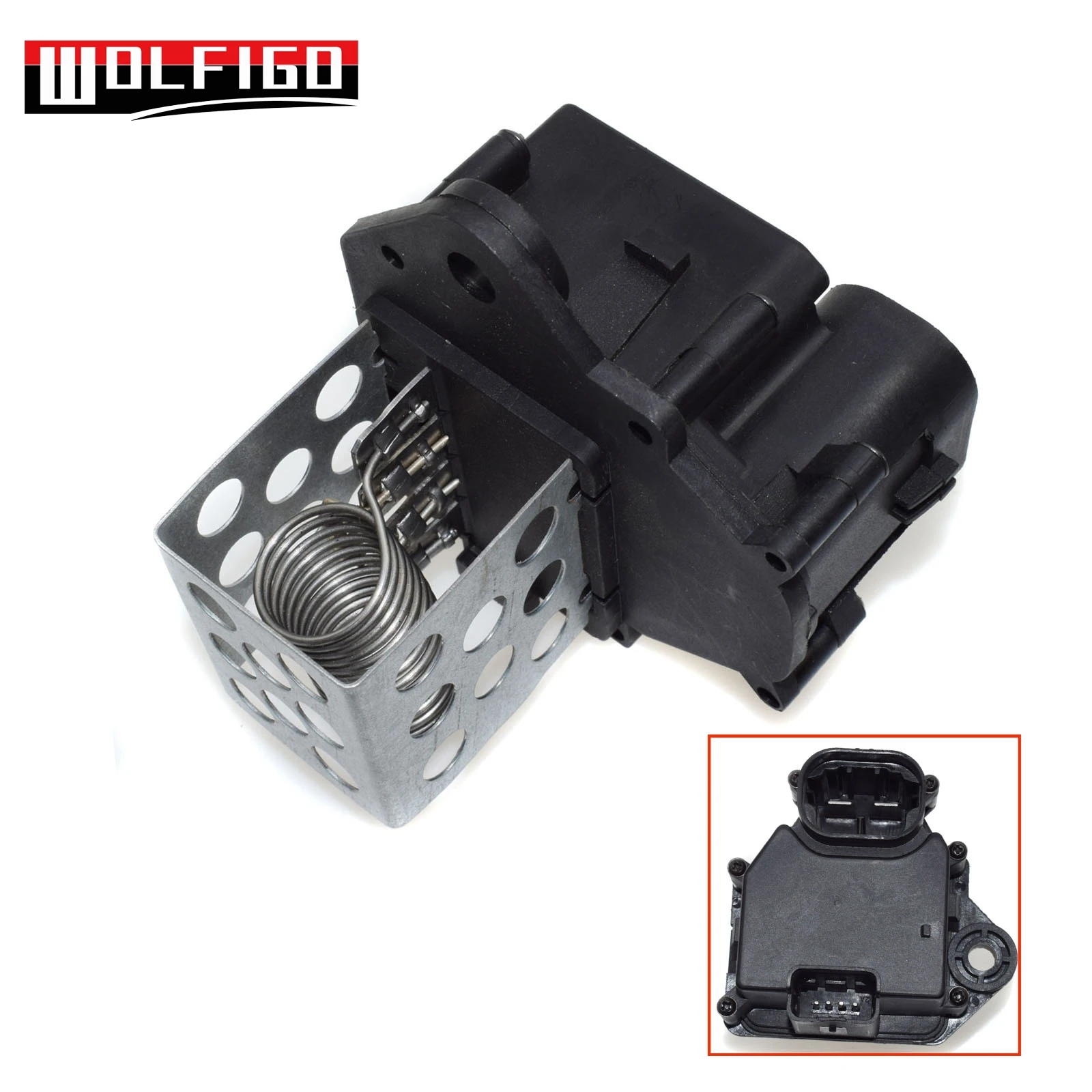 WOLFIGO Blower Motor Resistor for Citroen C1 C4 Xsara Picasso P-eugeot 107 206 307 9649247680 1308AN 8241001 9673999880 New | Автомобили и