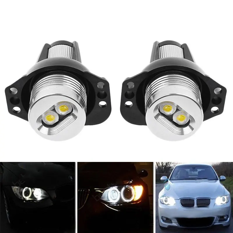 

Headlight 2PCS Halo Fog Light Cars Angel Eye Light Super Bright DRL for BMW E91