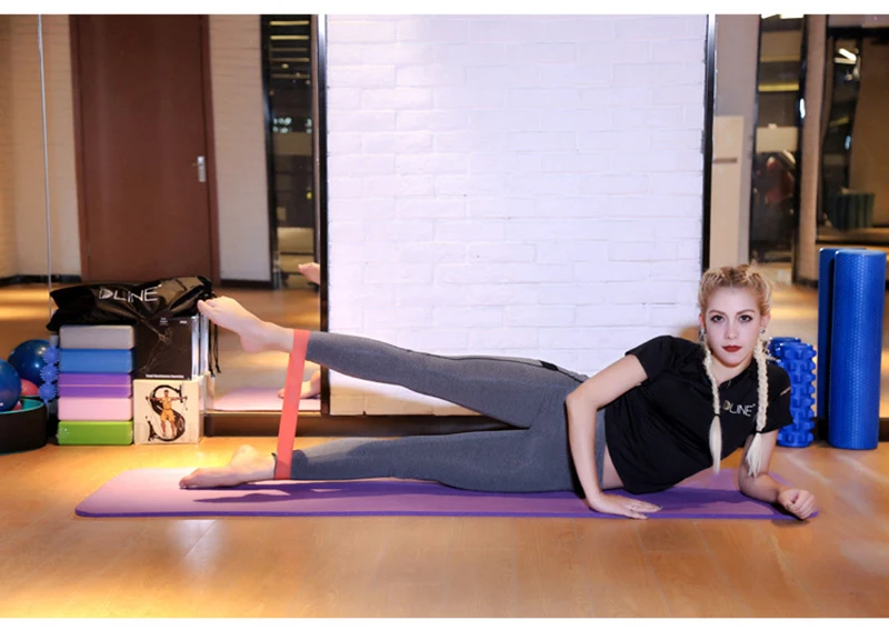 Tension Exercise Resistance Band Yoga Belts Ring Accessory Sport Training Workout Elastic Band Pilates Fitness Magic Circle (4)