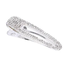 Заколки Кристалл Rhinestone зажим для волос элегантные женские зажим «утиный клюв» шпильки принцесса Для женщин аксессуары для волос для укладки волос инструмент