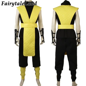 Mortal Kombat X Scorpion Cosplay Costume Halloween Costumes Custom Made Cosplay Scorpion Costume Hot Game Mortal Kombat Costume