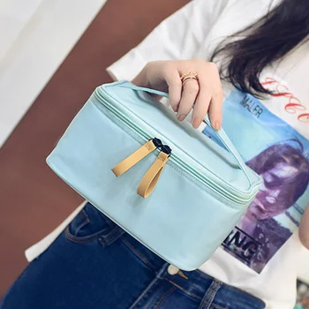 

Women Lady Cosmetic Bag Storage Handbag Zipper Fashion Pouch Organizer For Travel AB@W3